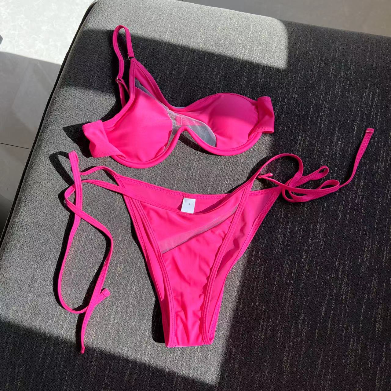 Biquíni Nidóre Asymmetric Mesh – Modernidade e Charme