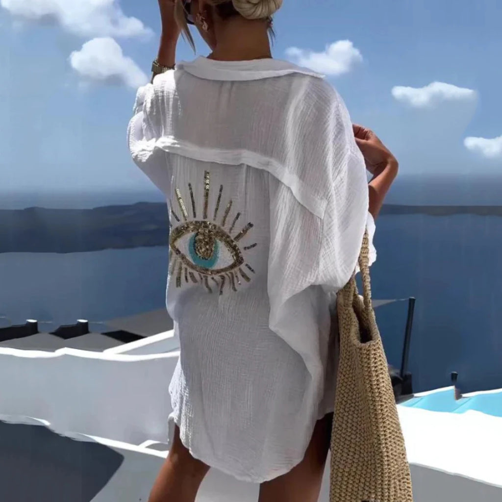 Saída de Praia Nidóre Mystic Eye – Estilo e Proteção