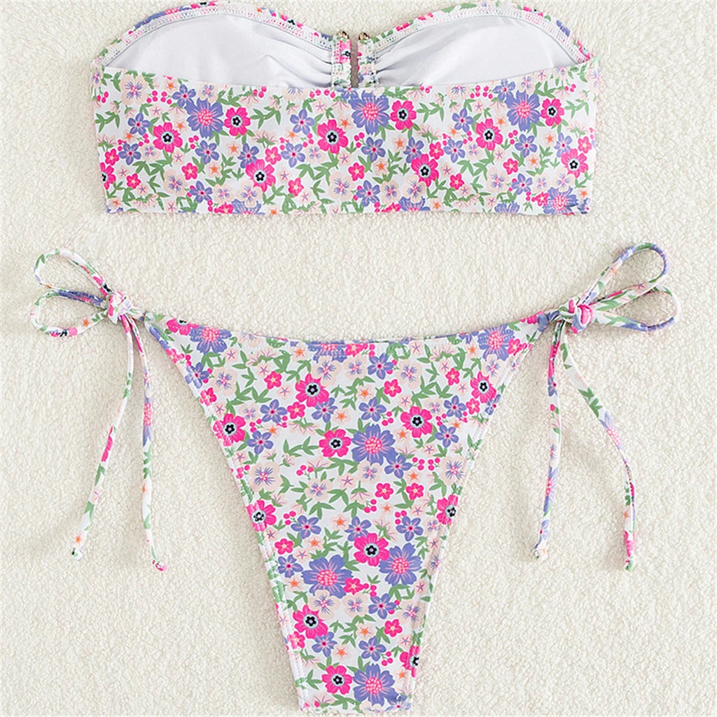 Biquíni Nidóre Floral – Delicadeza Romântica
