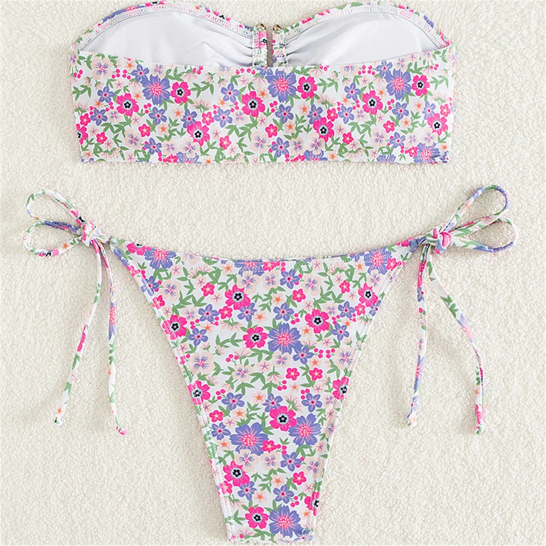 Biquíni Nidóre Floral – Delicadeza Romântica