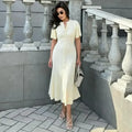 Vestido Maxi de Malha Patchwork