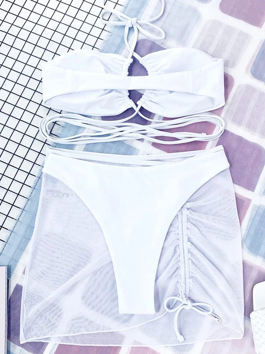 Conjunto Nidóre Sunset Trio – Elegância com Amarrações