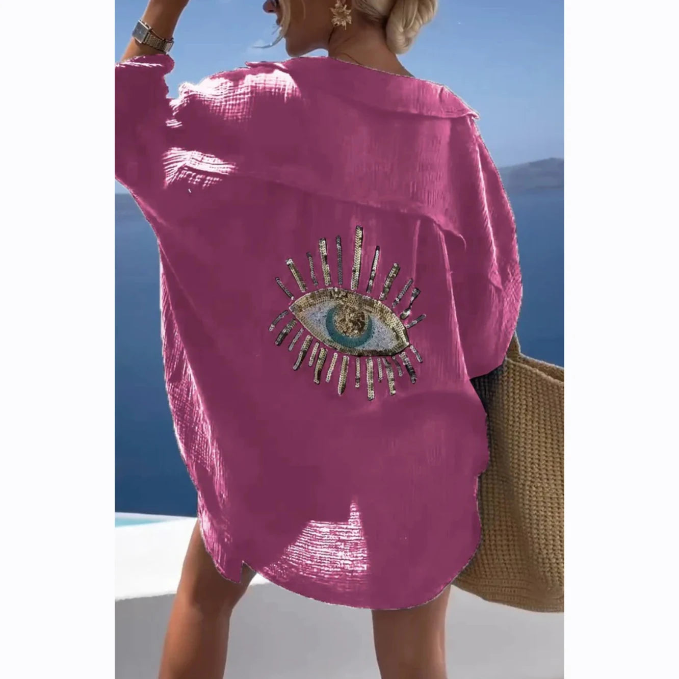 Saída de Praia Nidóre Mystic Eye – Estilo e Proteção
