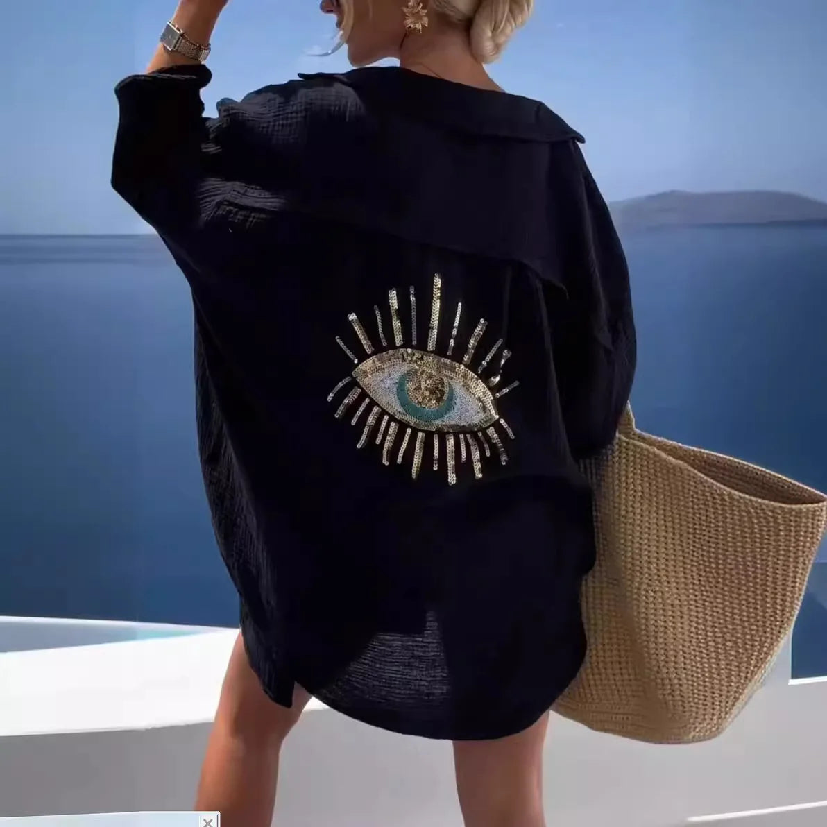 Saída de Praia Nidóre Mystic Eye – Estilo e Proteção