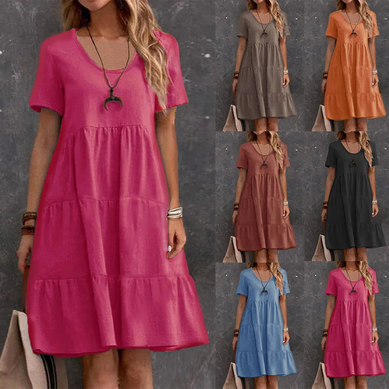 Vestido Casual de Verão Nidóre – Leve e Fluido