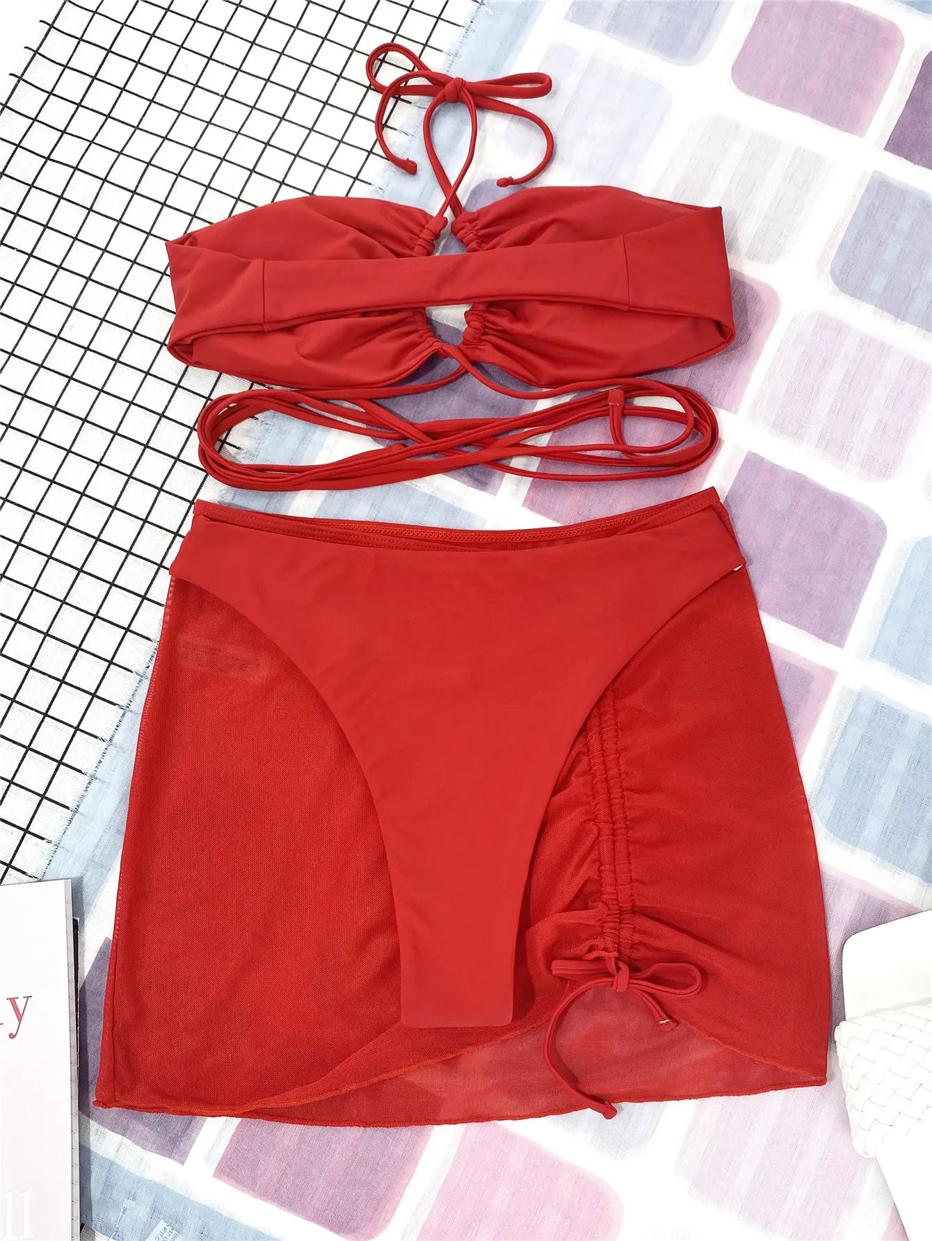 Conjunto Nidóre Sunset Trio – Elegância com Amarrações