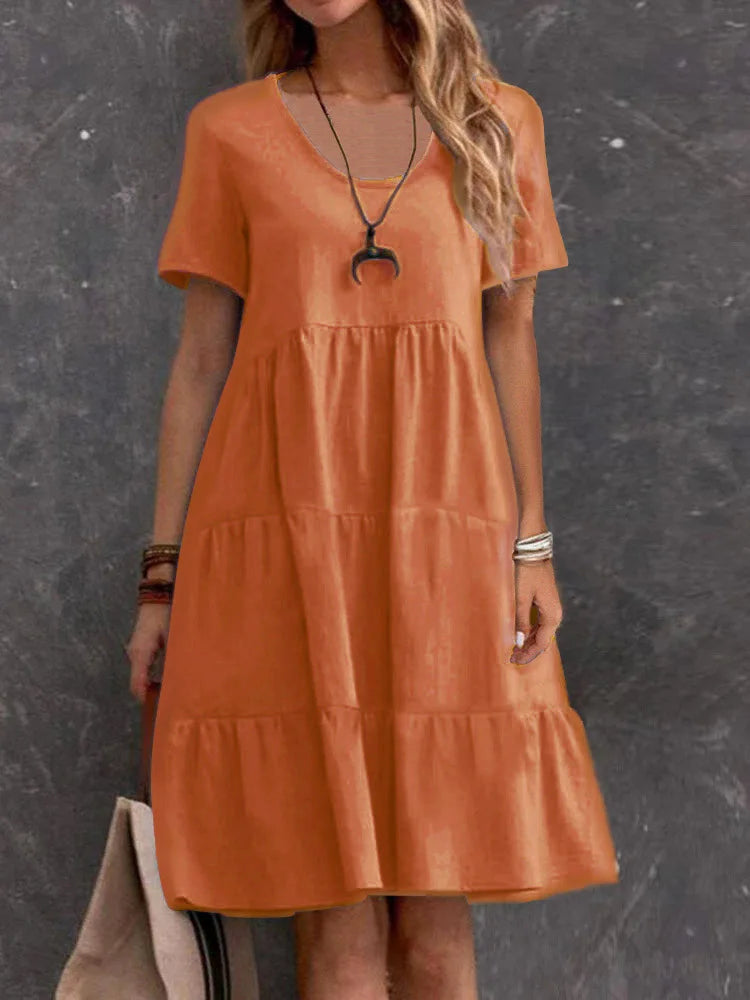 Vestido Casual de Verão Nidóre – Leve e Fluido