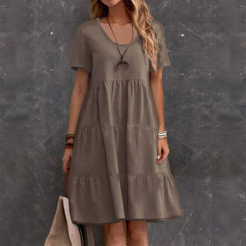 Vestido Casual de Verão Nidóre – Leve e Fluido