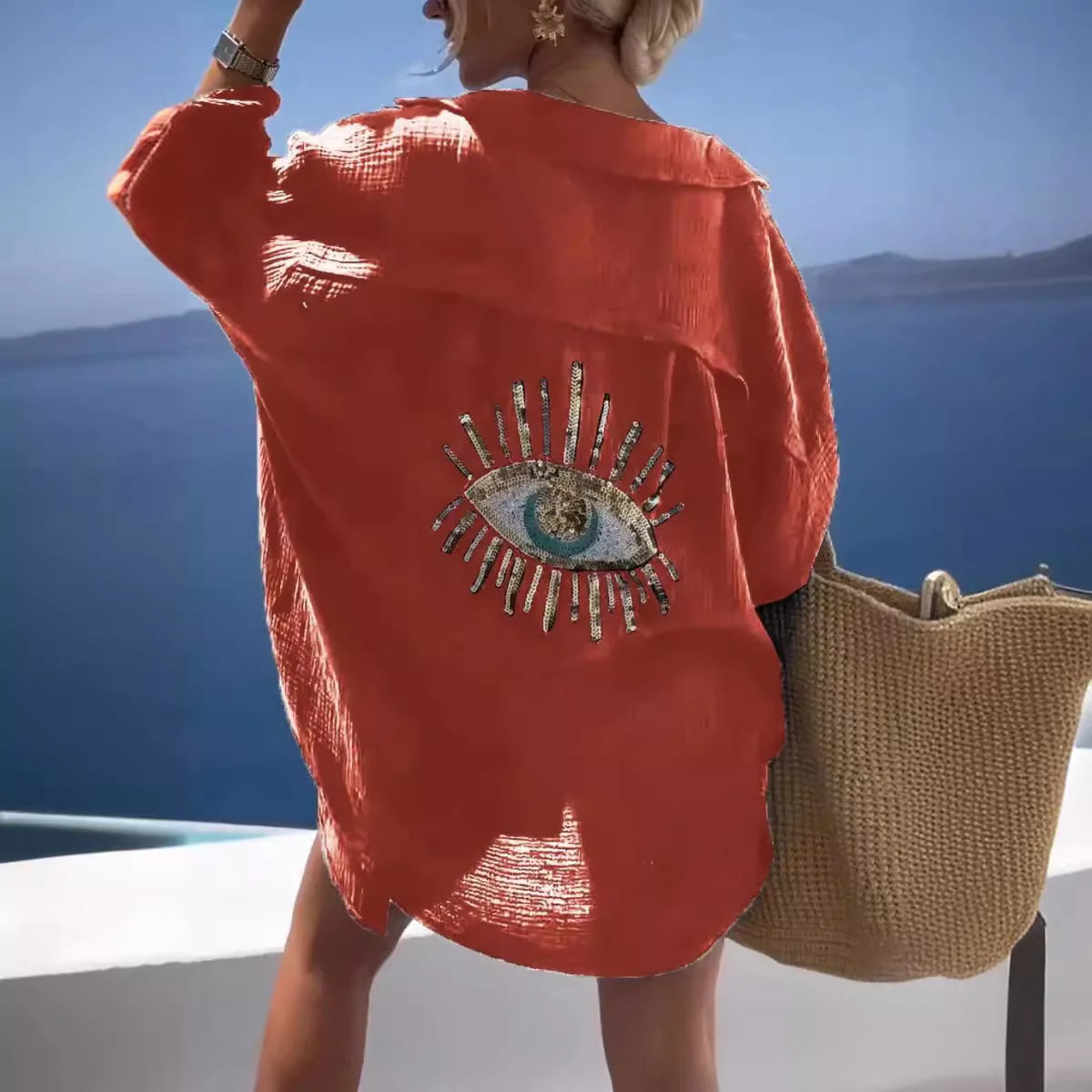 Saída de Praia Nidóre Mystic Eye – Estilo e Proteção
