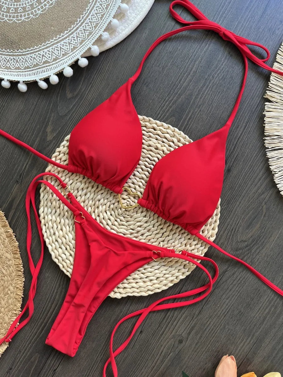 Biquíni Nidóre Red Passion – Clássico Intemporal