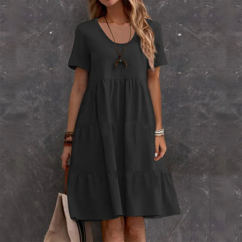 Vestido Casual de Verão Nidóre – Leve e Fluido