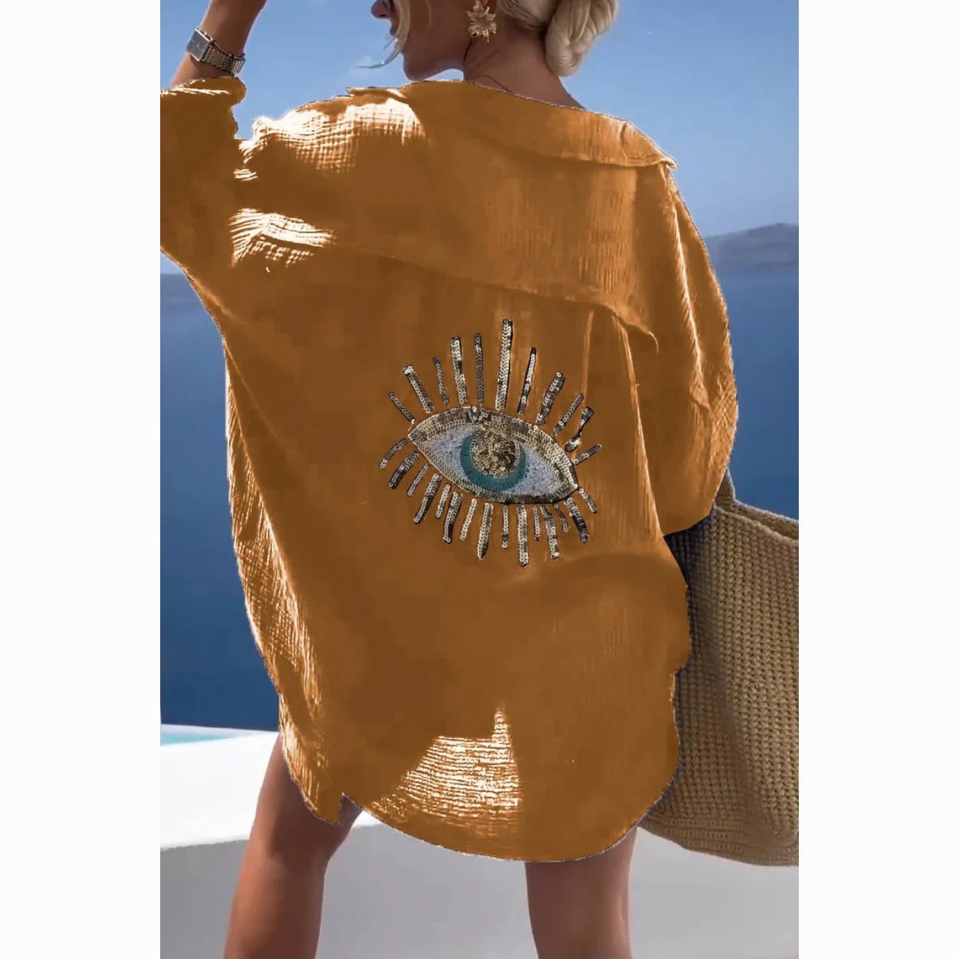 Saída de Praia Nidóre Mystic Eye – Estilo e Proteção