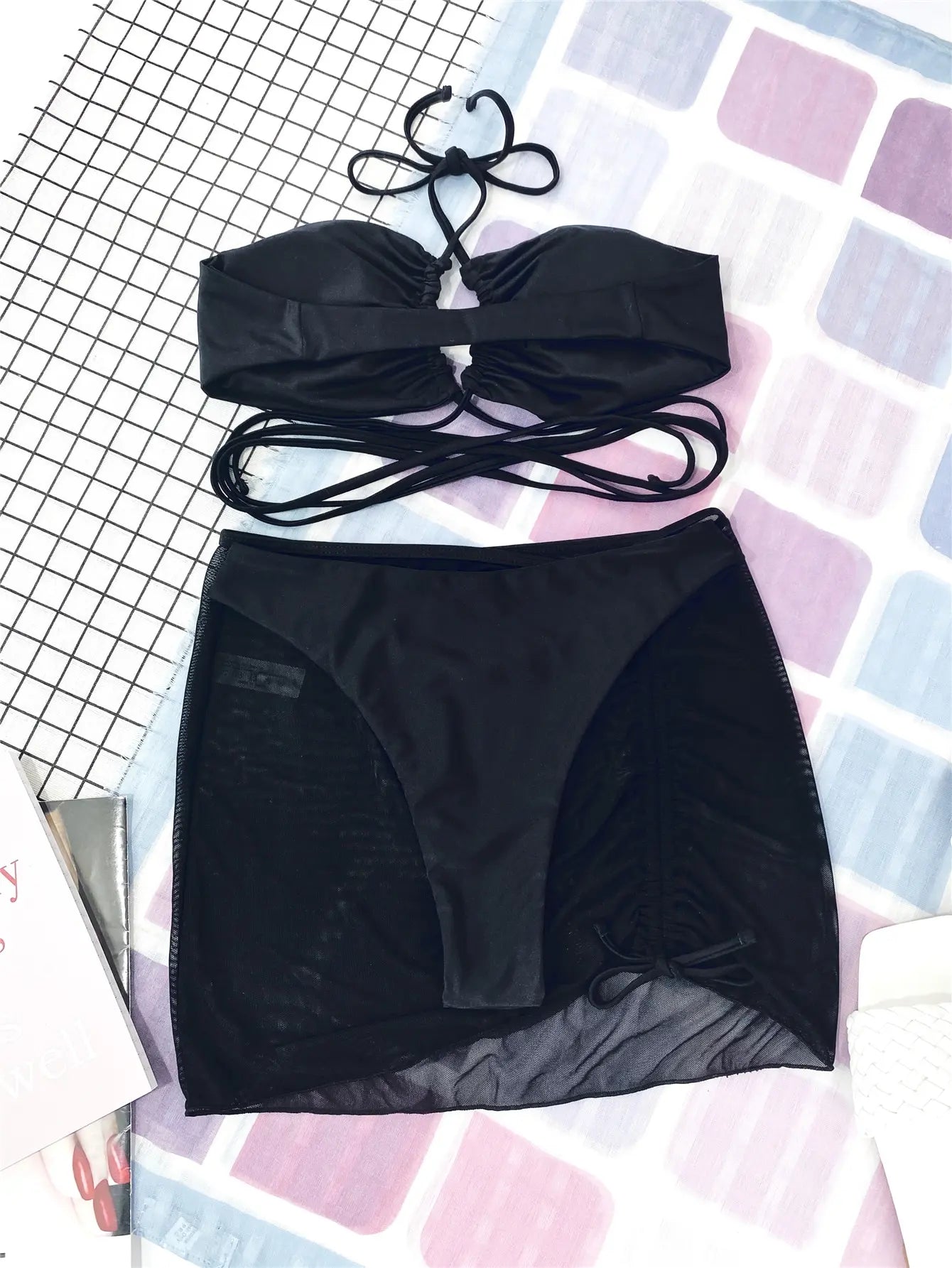 Conjunto Nidóre Sunset Trio – Elegância com Amarrações