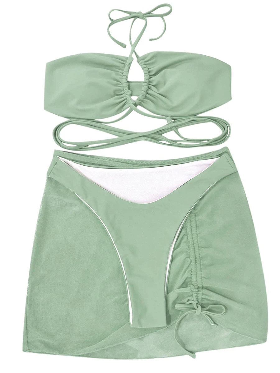 Conjunto Nidóre Sunset Trio – Elegância com Amarrações
