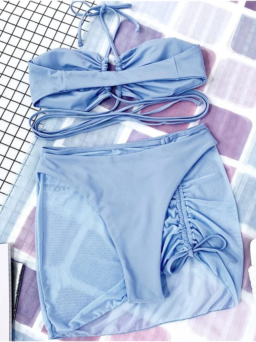 Conjunto Nidóre Sunset Trio – Elegância com Amarrações