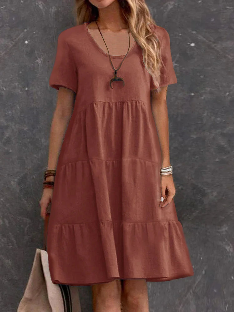 Vestido Casual de Verão Nidóre – Leve e Fluido