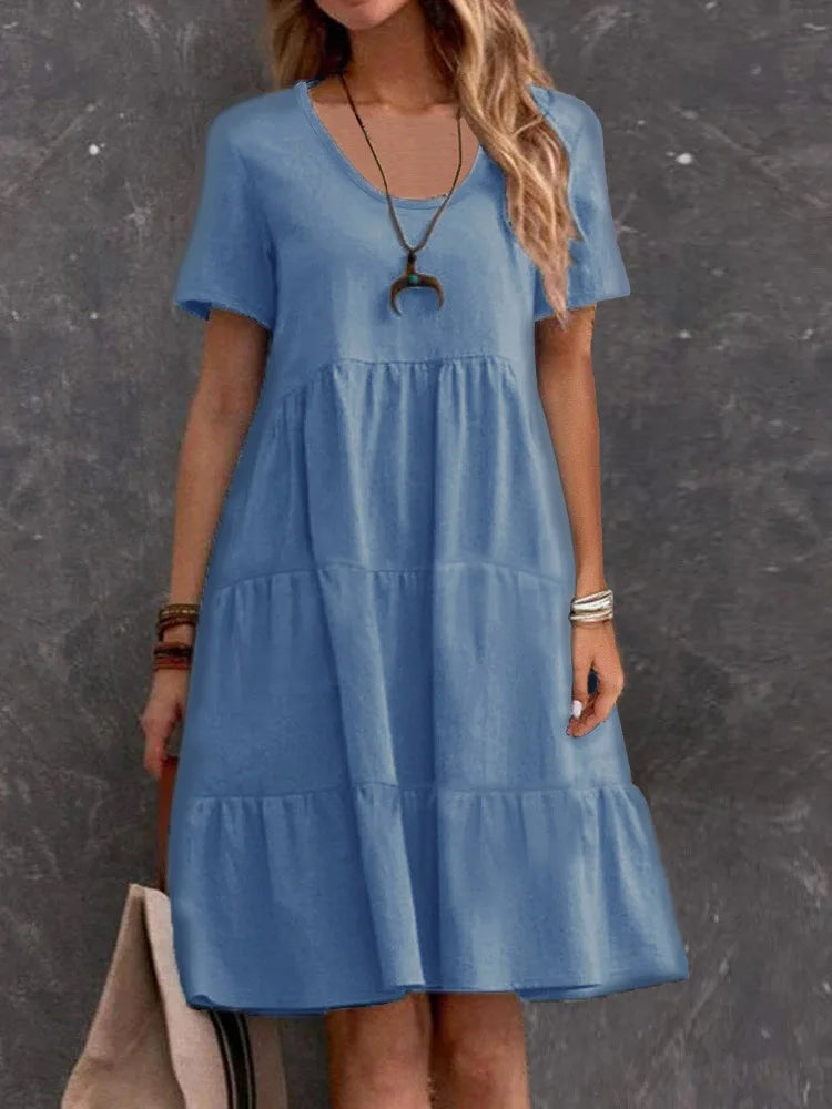 Vestido Casual de Verão Nidóre – Leve e Fluido