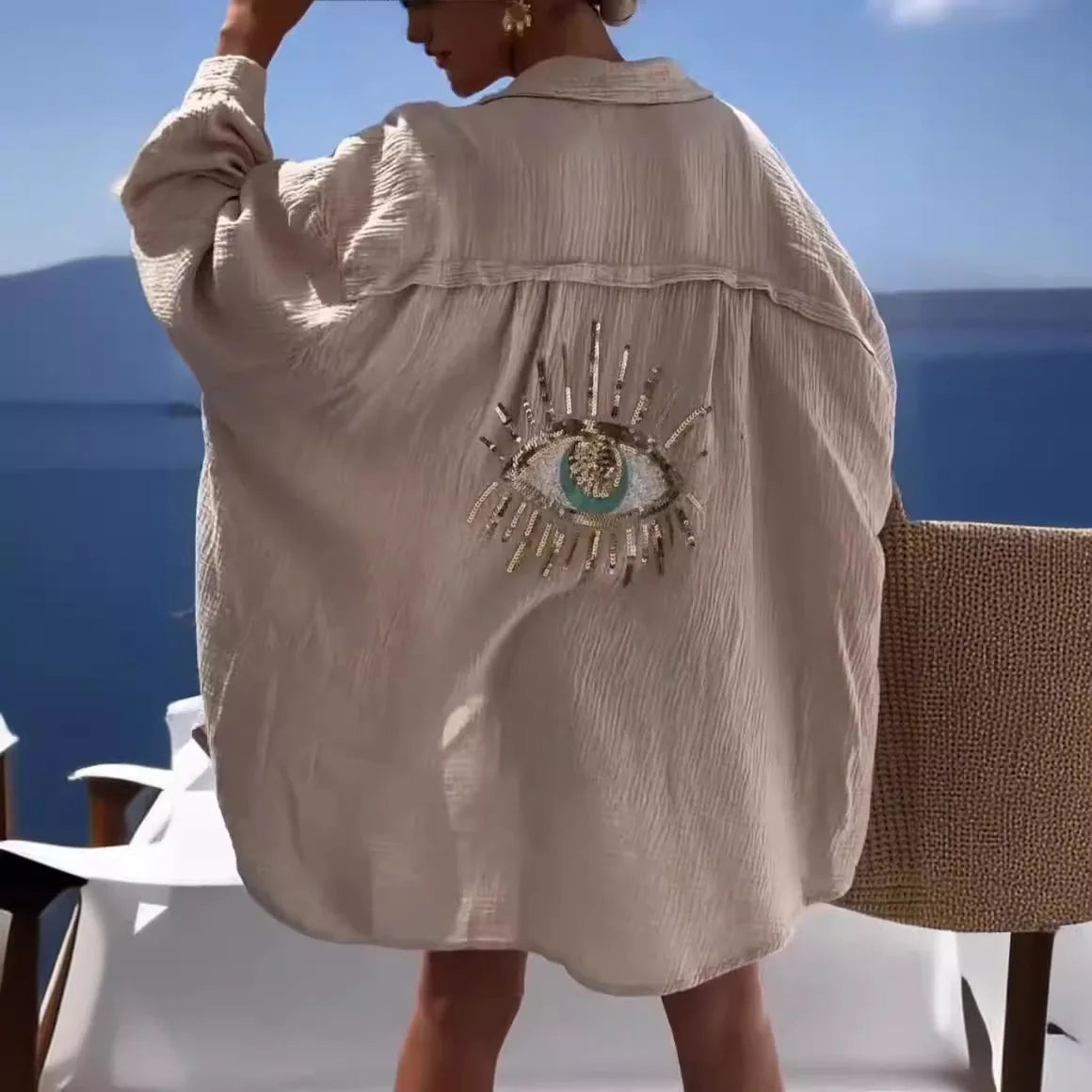 Saída de Praia Nidóre Mystic Eye – Estilo e Proteção