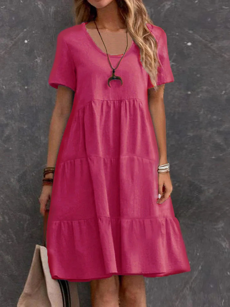 Vestido Casual de Verão Nidóre – Leve e Fluido