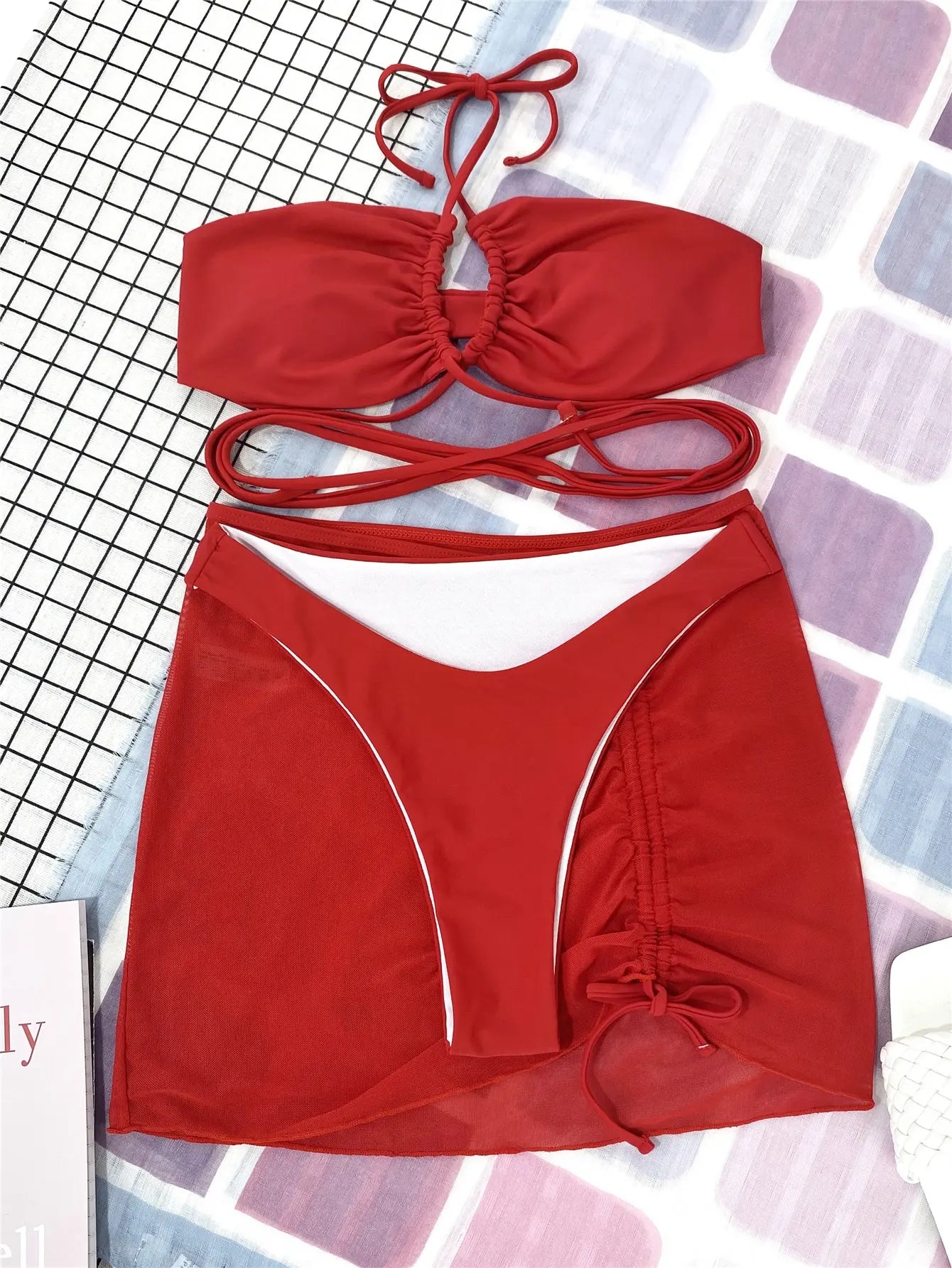 Conjunto Nidóre Sunset Trio – Elegância com Amarrações